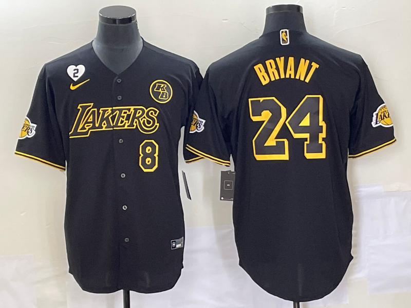 Men 2025 Los Angeles Lakers #24 Bryant black NBA Nike jersey 001->los angeles lakers->NBA Jersey